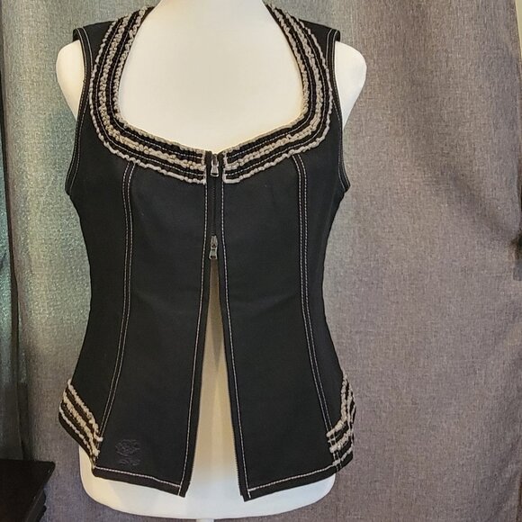 Denim Vest - Anne Fontaine - Picture 4 of 12